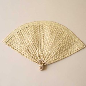 Natural palm fan