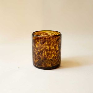 Tortoiseshell 8x8 Old Fashioned Glass