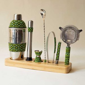 Full Wixárika Decorated Mixology Set