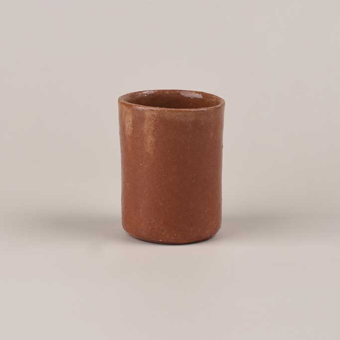 Wide glazed clay caballito 1.5oz