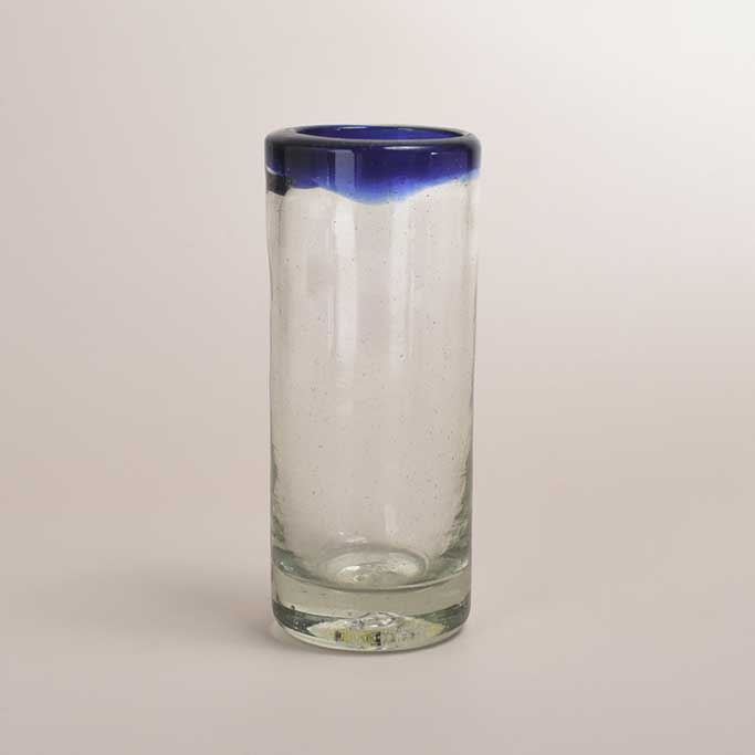 Decorative Rim Glass Shot Glass