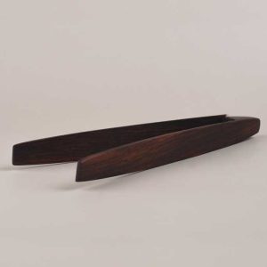 Slim-tip wooden tongs