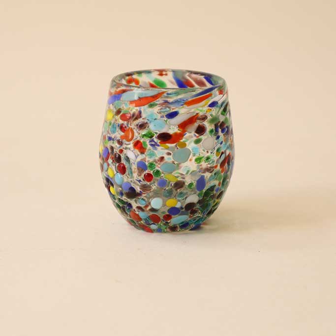 Frosted Barrel Shot Glass